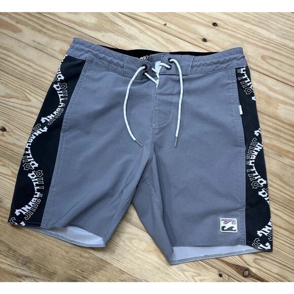 Billabong Lo Tide Skate Surf Boardshorts Gray Mens Size 28 - Picture 1 of 6